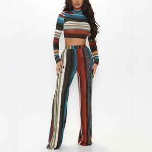 Colette Pant Set - Teal/combo